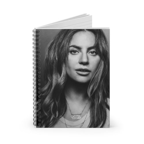 Black & White Portrait Spiral Notebook — Classic Photo Journal